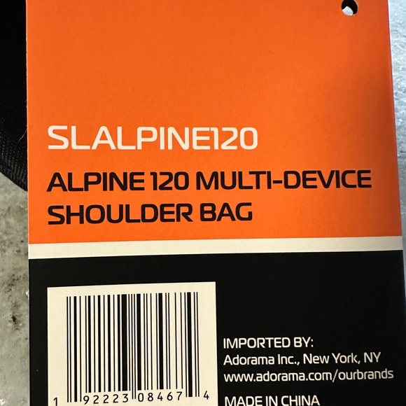 Slinger Alpine 120 Multi-Device Shoulder Bag, Black camera bag NWT - Picture 6 of 7
